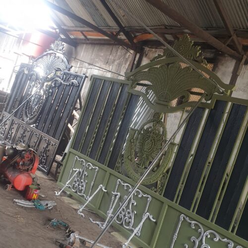 pemasangan pagar antik