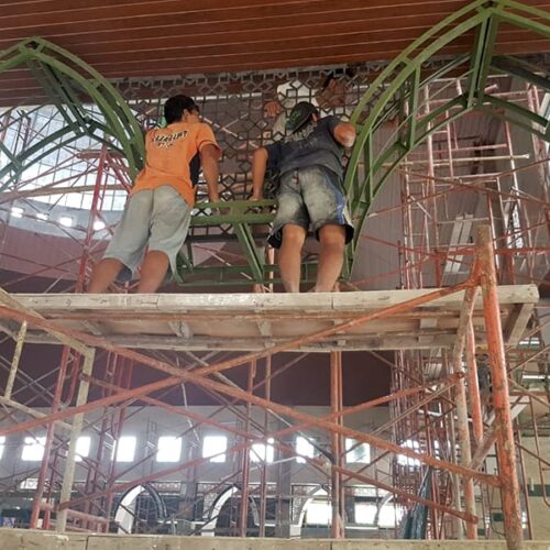 setup teralis masjid